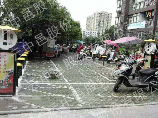 立柱景觀式電瓶車(chē)充電站案例